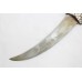 Dagger Knife Pure Silver Koftgiri Hand Forged Steel Blade Handmade Handle C994